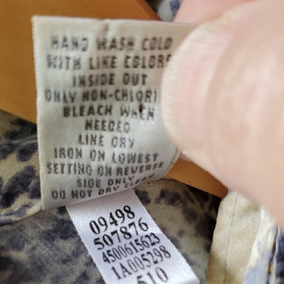 Chico's Blue Utility Jacket with Versatile Designgold Mettalic Accents - Picture 5 of 15